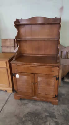 Ethan Allen Solid Maple Server Hutch