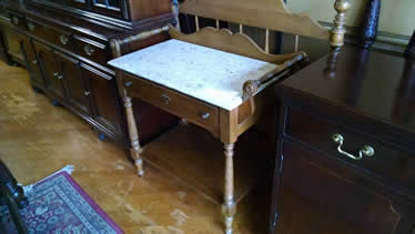 Marble Top Wash Stand 